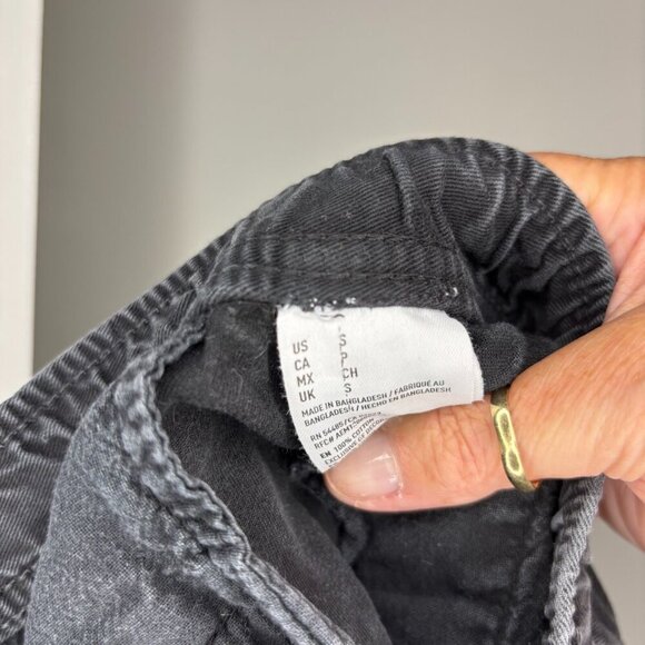 AMERICAN EAGLE Jogger Women Small Dark Gray Drawstring - Picture 2 of 6